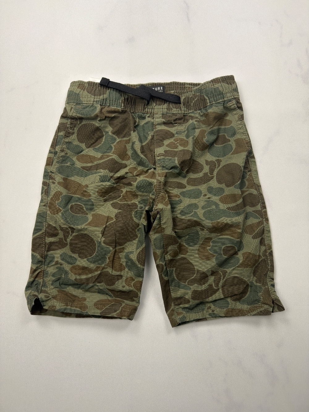 Signature Cargo Shorts Green Camouflage - Boys M